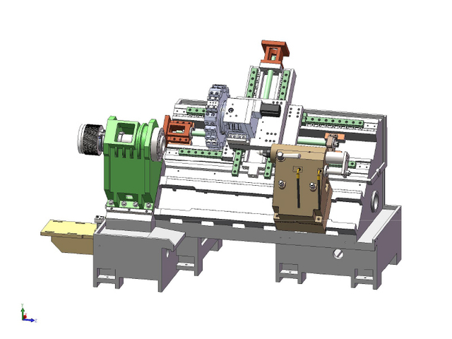 HTB550A Slant bed CNC Lathe