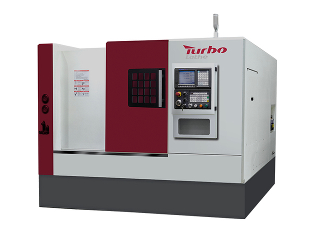 HTB450A 8T servo turret machine tool slant bed metal turning lathe