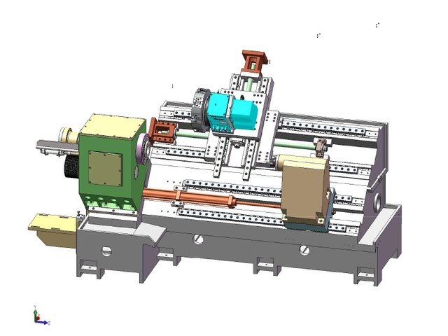HTB650A Slant bed CNC Lathe